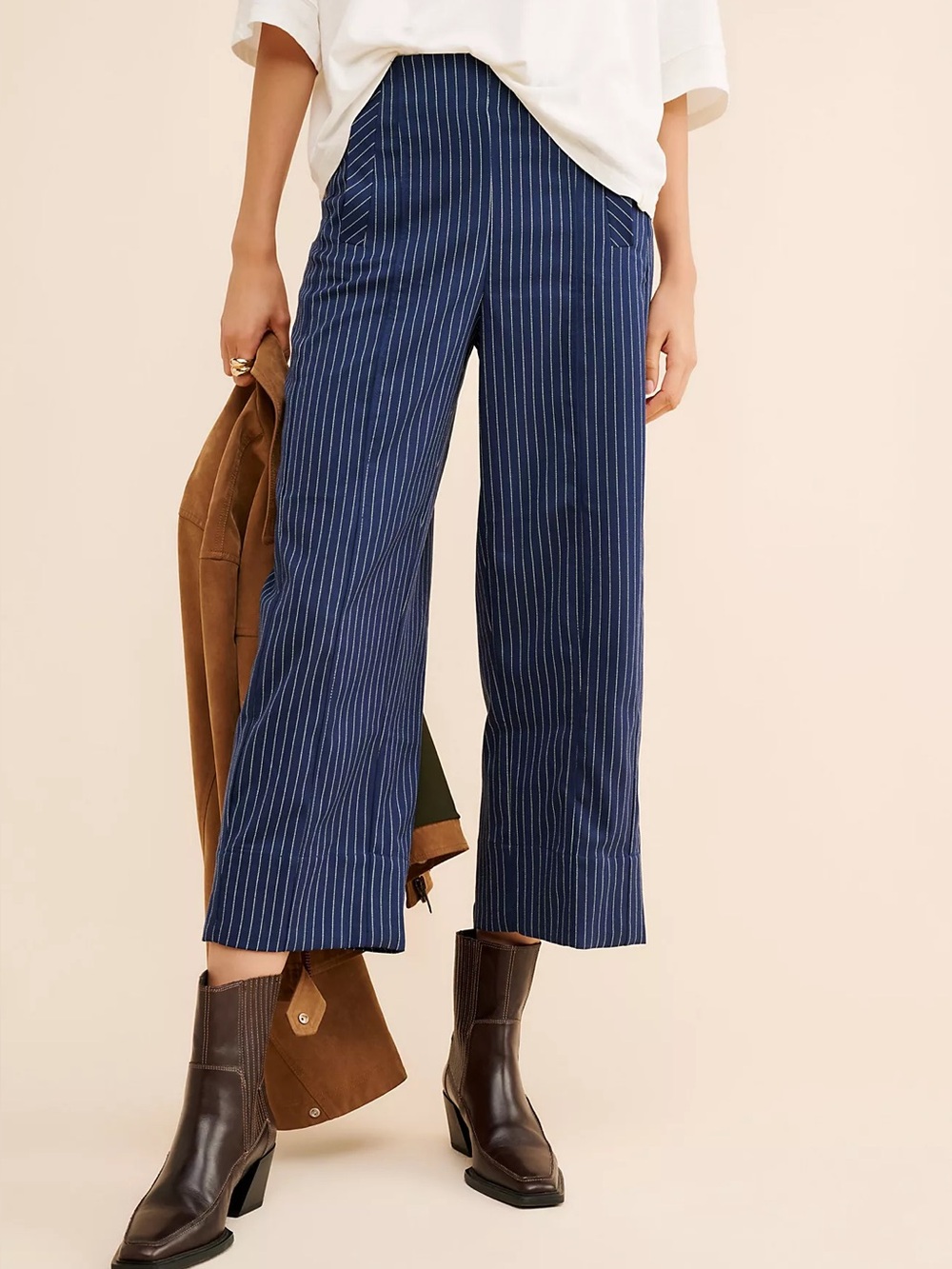 Free People Acadia Printed Trousers